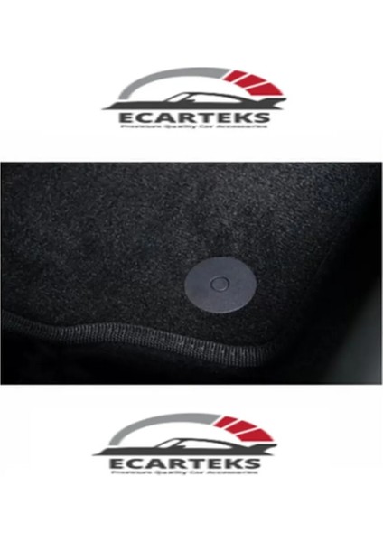 Honda Civic (2001-2006) Uyumlu Velur Anti Slip Kaymaz Taban Klipsli Halı Paspas