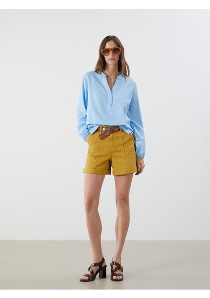 Yeni Sezon Kacik Yaka Oversize Bluz - S5QY39Z8 fiyatları