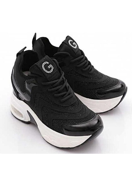 Guja 25Y300-9 Kadın Gizli Dolgulu Yüksek Taban Taşlı Sneaker Spor Ayakkabı fiyatları