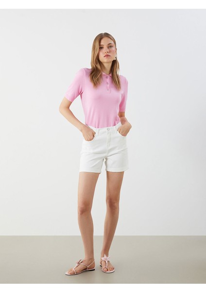 Yeni Sezon Boyfriend Fit Kadin Jean Sort - S5GP80Z8