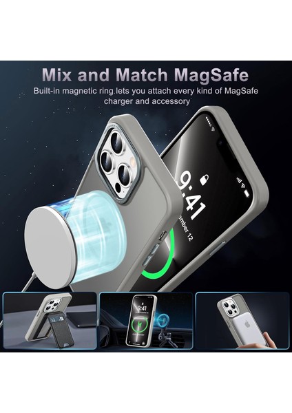 iPhone 14 Pro Uyumlu Kamera Korumalı Magsafe Wireless Şarj Özellikli Mat Silikon Kılıf fiyatları