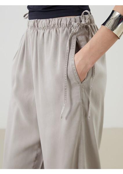 Yeni Sezon Beli Lastikli Wideleg Kadin Jean Pantolon - S5GN80Z8 modelleri