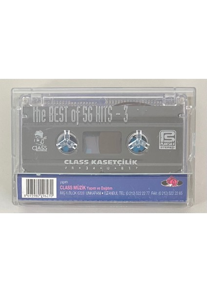 The Best Of 56 Hits 3 Dj Joke Mix Kaset (Orijinal Dönem Baskı Kaset)