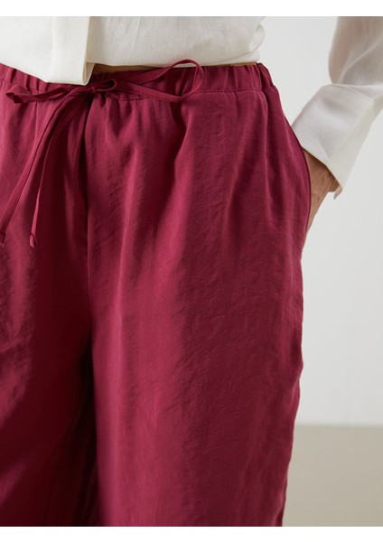 Yeni Sezon Beli Lastikli Modal Karisimli Kadin Pantolon - S5QI87Z8 modelleri