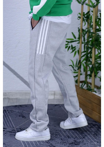 Kışlık 3 Iplik Içi Şardonlu Erkek Eşofman Altı Parçalı Düz Paça fırsatları