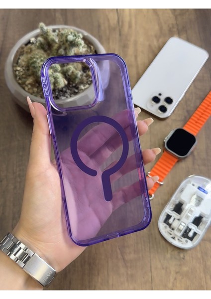 iPhone 16 Pro Max Magsafe Uyumlu Silikon Kılıf SOOCASE661