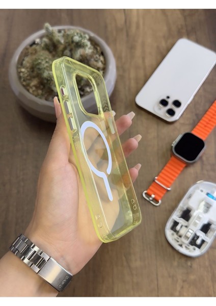 iPhone 15 Pro Max Magsafe Uyumlu Silikon Kılıf SOOCASE661