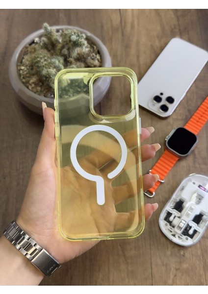 iPhone 15 Pro Max Magsafe Uyumlu Silikon Kılıf SOOCASE661