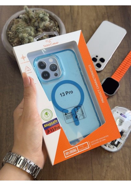 iPhone 13 Pro Magsafe Uyumlu Silikon Kılıf SOOCASE661
