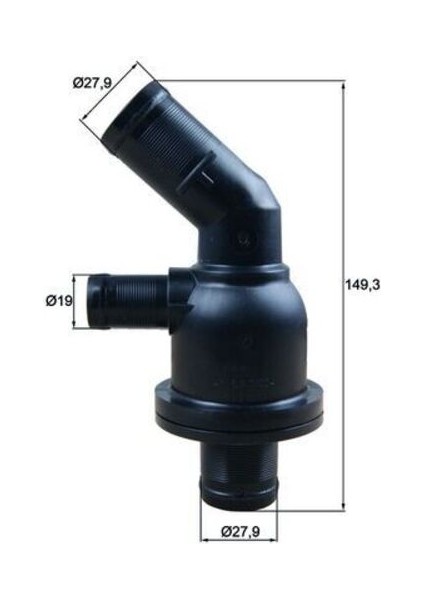 Mahle-Knecht-Behr TH5587 Termostat Thermostat Housıng