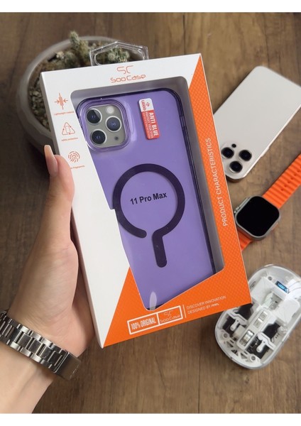 iPhone 11 Pro Max Magsafe Uyumlu Silikon Kılıf SOOCASE661 indirimleri