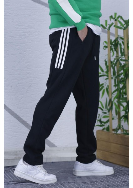 Kışlık 3 Iplik Içi Şardonlu Erkek Eşofman Altı Parçalı Düz Paça indirimleri