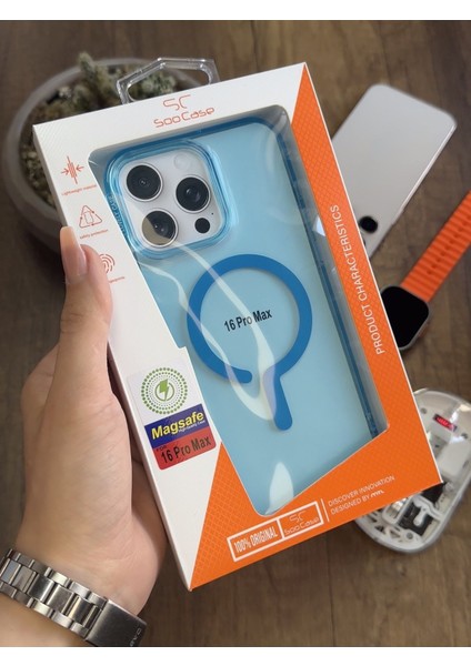 iPhone 16 Pro Max Magsafe Uyumlu Silikon Kılıf SOOCASE661