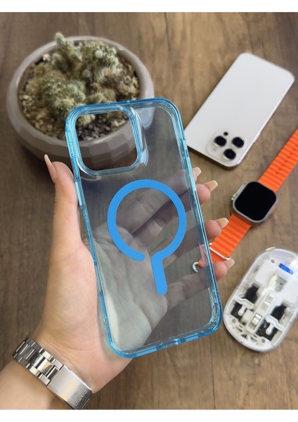 iPhone 16 Pro Max Magsafe Uyumlu Silikon Kılıf SOOCASE661