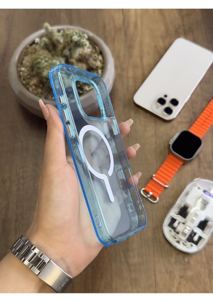 iPhone 16 Pro Max Magsafe Uyumlu Silikon Kılıf SOOCASE661