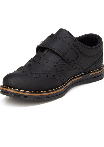 Volter Siyah Lacivert Erkek Çocuk Günlük Ayakkabı Sünnet Düğün Okul Ayakkabısı 06