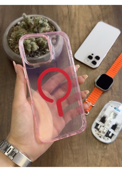 iPhone 15 Pro Max Magsafe Uyumlu Silikon Kılıf SOOCASE661