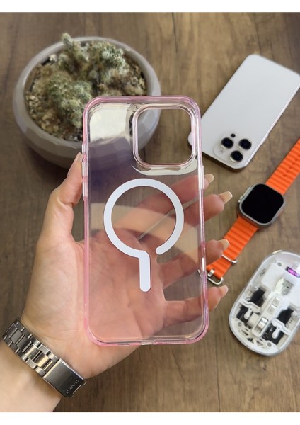 iPhone 15 Pro Max Magsafe Uyumlu Silikon Kılıf SOOCASE661