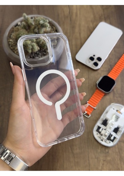 iPhone 16 Pro Max Magsafe Uyumlu Silikon Kılıf SOOCASE661