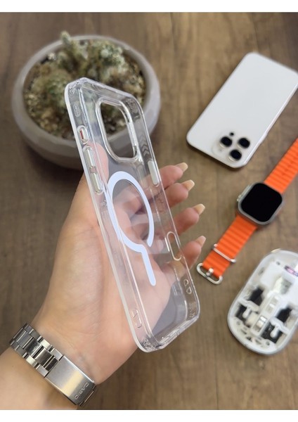 iPhone 16 Pro Max Magsafe Uyumlu Silikon Kılıf SOOCASE661