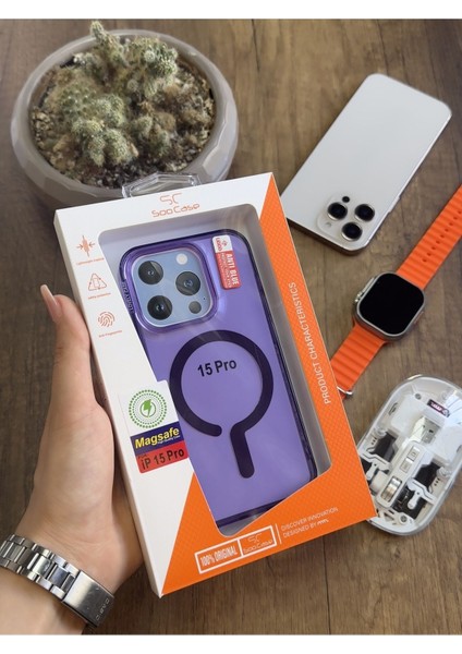 iPhone 15 Pro Magsafe Uyumlu Silikon Kılıf SOOCASE661