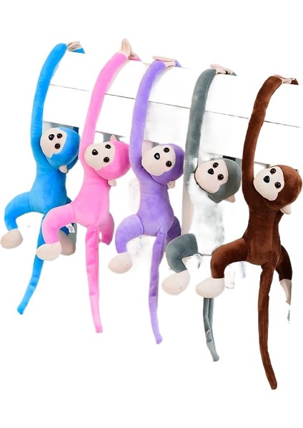 Sevimli Uzun Kollu Maymun Bebek Çok Renkli Peluş Oyuncaklar Küçük Maymun Ev Süslemeleri (Yurt Dışından)