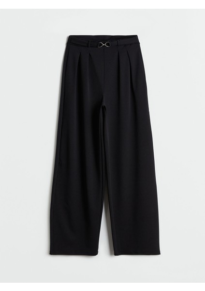 Yeni Sezon Loose Fit Kadin Pileli Pantolon - S5OM73Z8 indirimleri
