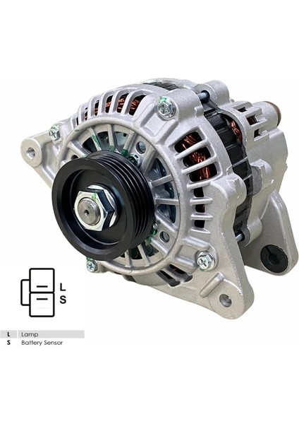 12V Alternatör Dinamo 75 A (L-S) Hyundaı Accent/excel 1991-1999