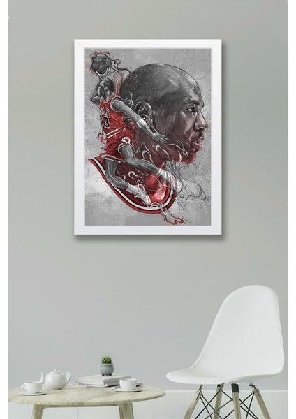Michael Jordan Çerçeveli Tablo - Basketbol Nba Posteri Tablo fiyatları