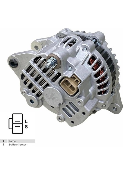 12V Alternatör Dinamo 75 A (L-S) Hyundaı Accent/excel 1991-1999 modelleri