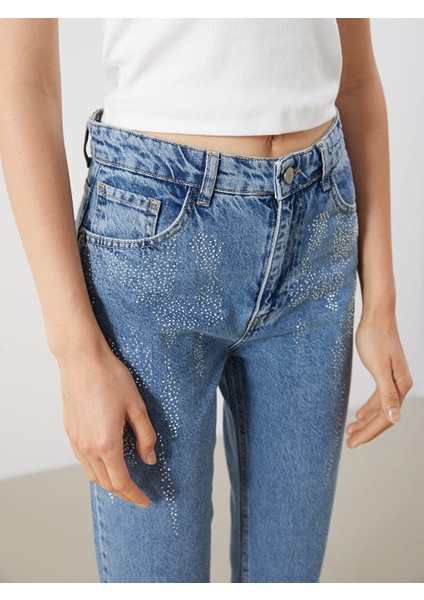 Yeni Sezon Straight Fit Kadin Jean Pantolon - S5RE20Z8 modelleri