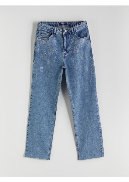 Yeni Sezon Straight Fit Kadin Jean Pantolon - S5RE20Z8 indirimleri