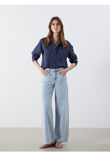 Yeni Sezon Wideleg Kadin Jean Pantolon - S5JF51Z8