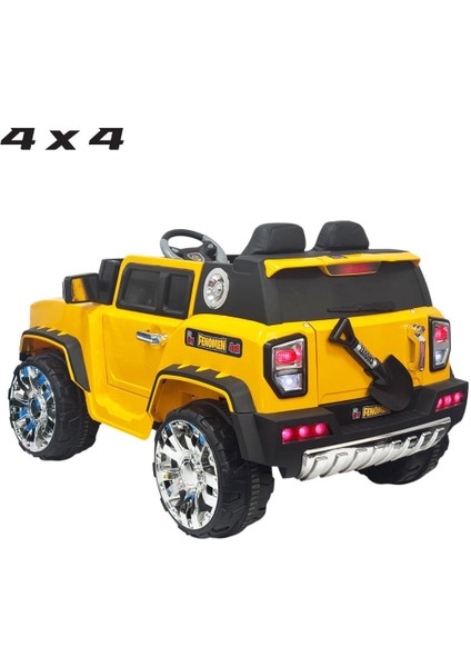 Pandamkee Akülü Araba 4x4 Uzaktan Kumandalı 12 Volt Fenomen Gt Deri Koltuk indirimleri
