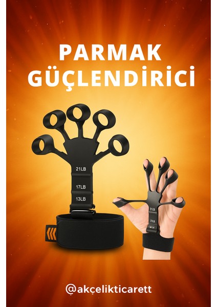 Parmak Güçlendirme Direnç Bandı | El Egzersiz Aparatı | Akçelik Ticaret