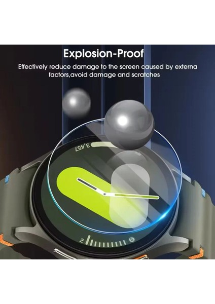 Samsung Galaxy Watch 5 40MM Uyumlu Kolay Kurulum Aparatlı Temperli Cam Ekran Koruyucu