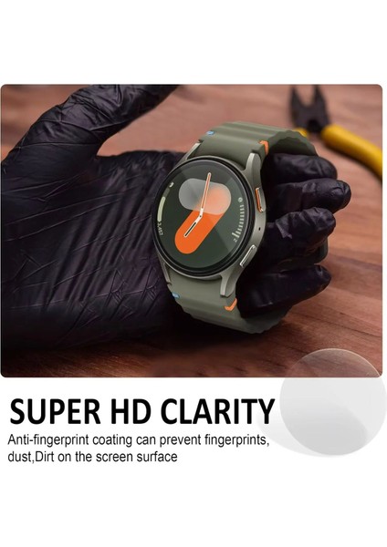 Samsung Galaxy Watch 5 40MM Uyumlu Kolay Kurulum Aparatlı Temperli Cam Ekran Koruyucu