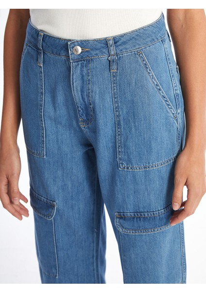 Yeni Sezon Wideleg Kadin Kargo Jean Pantolon - S5HI92Z8 modelleri