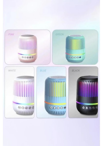 Everton RT-321 Siyah Kablosuz Taşınabilir Rgb Işıklı Bluetooth Hoparlör Speaker