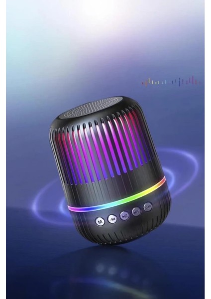 Everton RT-321 Siyah Kablosuz Taşınabilir Rgb Işıklı Bluetooth Hoparlör Speaker
