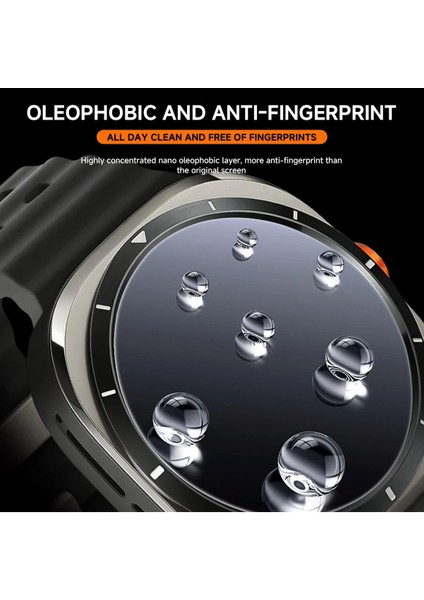 Galaxy Watch 7 40MM Uyumlu Kolay Kurulum Aparatlı Temperli Cam Ekran Koruyucu