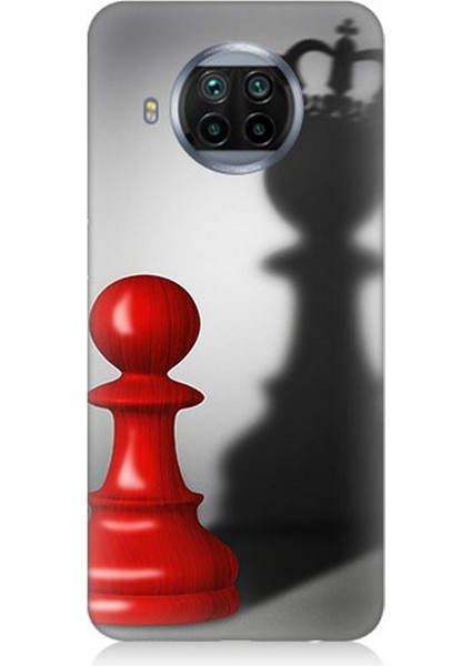 Xiaomi Mi 10T Lite Uyumlu Piyonun Taçlı Hayali Desenli Silikon Kılıf