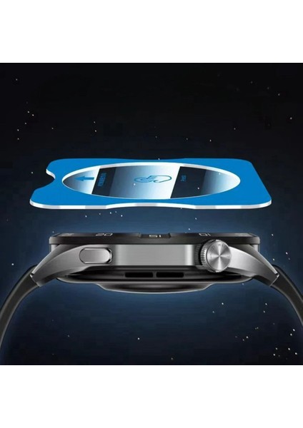 Huawei Watch Gt3 Pro 46MM Uyumlu Kolay Kurulum Aparatlı Temperli Cam Ekran Koruyucu fırsatları