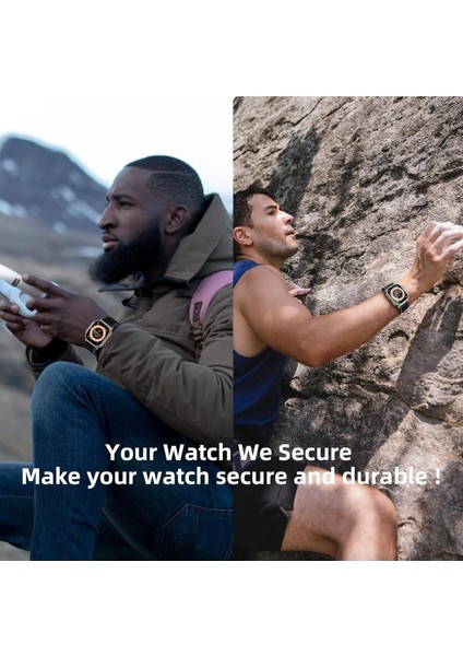 Apple Watch Ultra 49MM Uyumlu Kolay Kurulum Aparatlı Temperli Cam Ekran Koruyucu