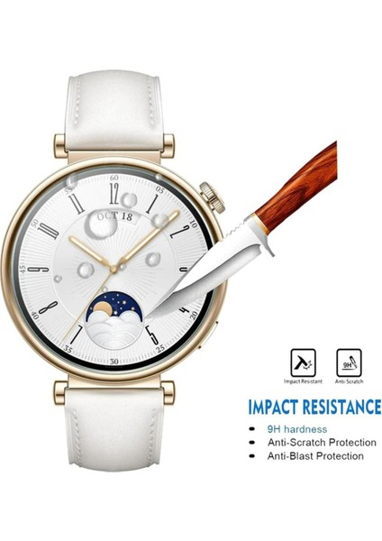 Huawei Watch Gt5 Pro 42MM Uyumlu Kolay Kurulum Aparatlı Temperli Cam Ekran Koruyucu indirimleri
