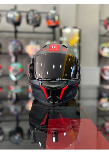 Helmets Stinger 2 Mat Siyah Şeffaf Vizörlü fırsatları