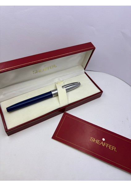 Yarı Krom Dolmakalem mavi