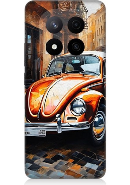 Xiaomi Redmi Note 14 Pro Plus Uyumlu Retro Sokakta Vosvos Desenli Silikon Kılıf