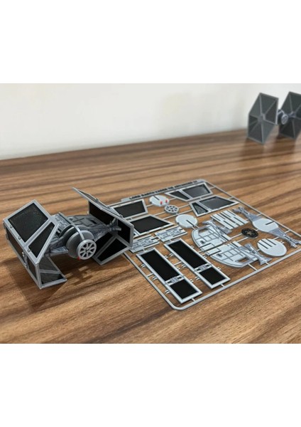 Tıe Advanced X1 Kit Model |yıldız Savaşları Darth Vader Uzay Aracı Maket Oyuncak | Kurulabilir Set