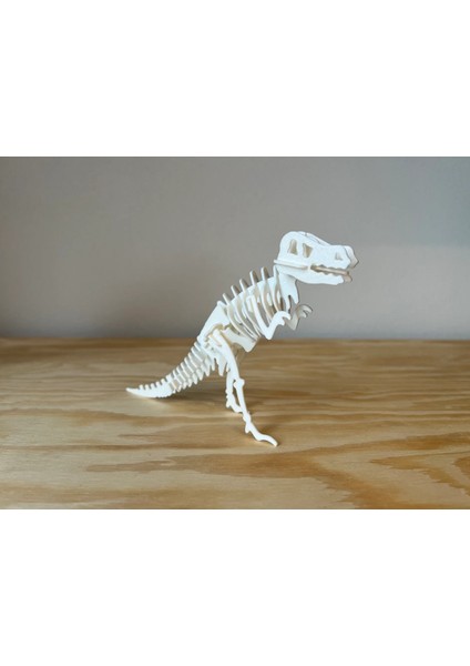 T-Rex 3D Dinozor Puzzle Maket Kiti 29 Parça | Kurulabilir Oyuncak Iskelet | Hobi Eğitim Koleksiyon